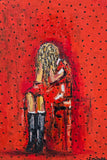 HIDING  ▪︎24X36X1.5  ▪OILS ▪︎TEXTURED