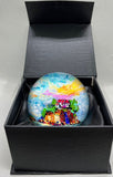 ISLAND GLASS PAPERWEIGHT