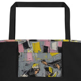 Joachim McMillan Grayscale Beach Bag