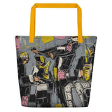 Joachim McMillan Grayscale Beach Bag
