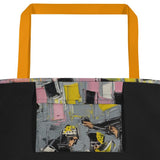 Joachim McMillan Grayscale Beach Bag