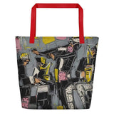 Joachim McMillan Grayscale Beach Bag