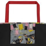 Joachim McMillan Grayscale Beach Bag