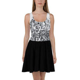 Joachim McMillan XS Zebra Cityscape Skater Dress