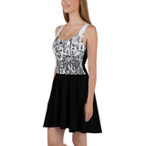 Joachim McMillan Zebra Cityscape Skater Dress
